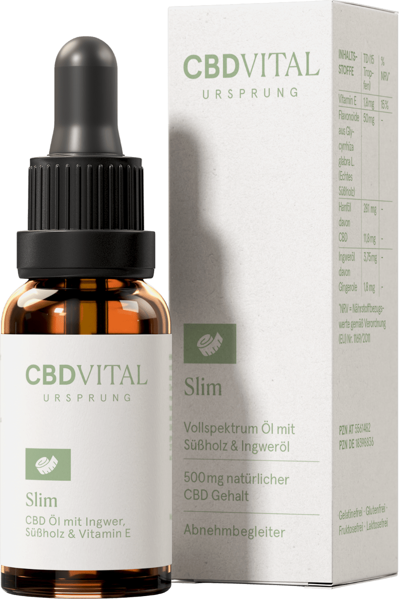 CBD Ursprung SLIM Öl 20 ml - Hanfify