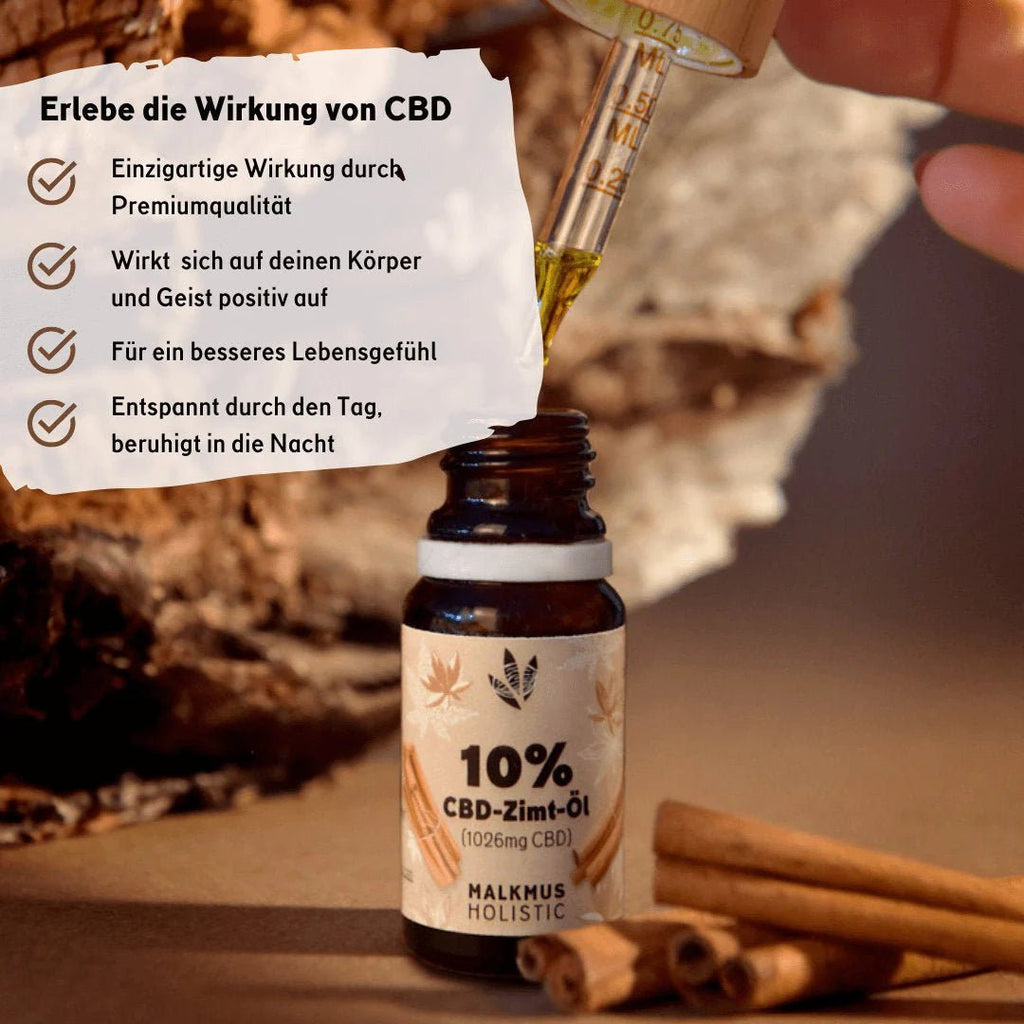 CBD - Zimt Öl 10% 10 ml Öl - Hanfify®