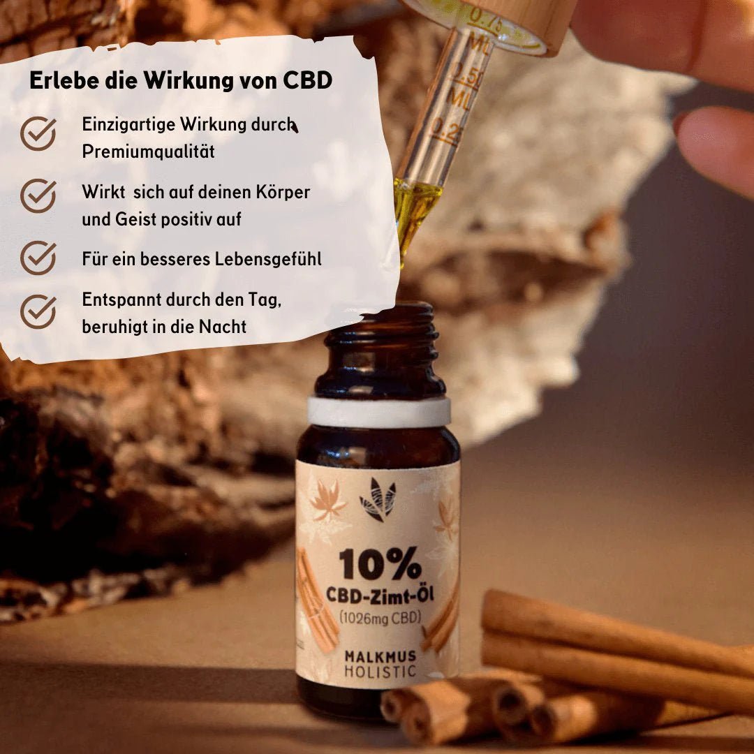 CBD - Zimt Öl 10% 10 ml Öl - Hanfify®