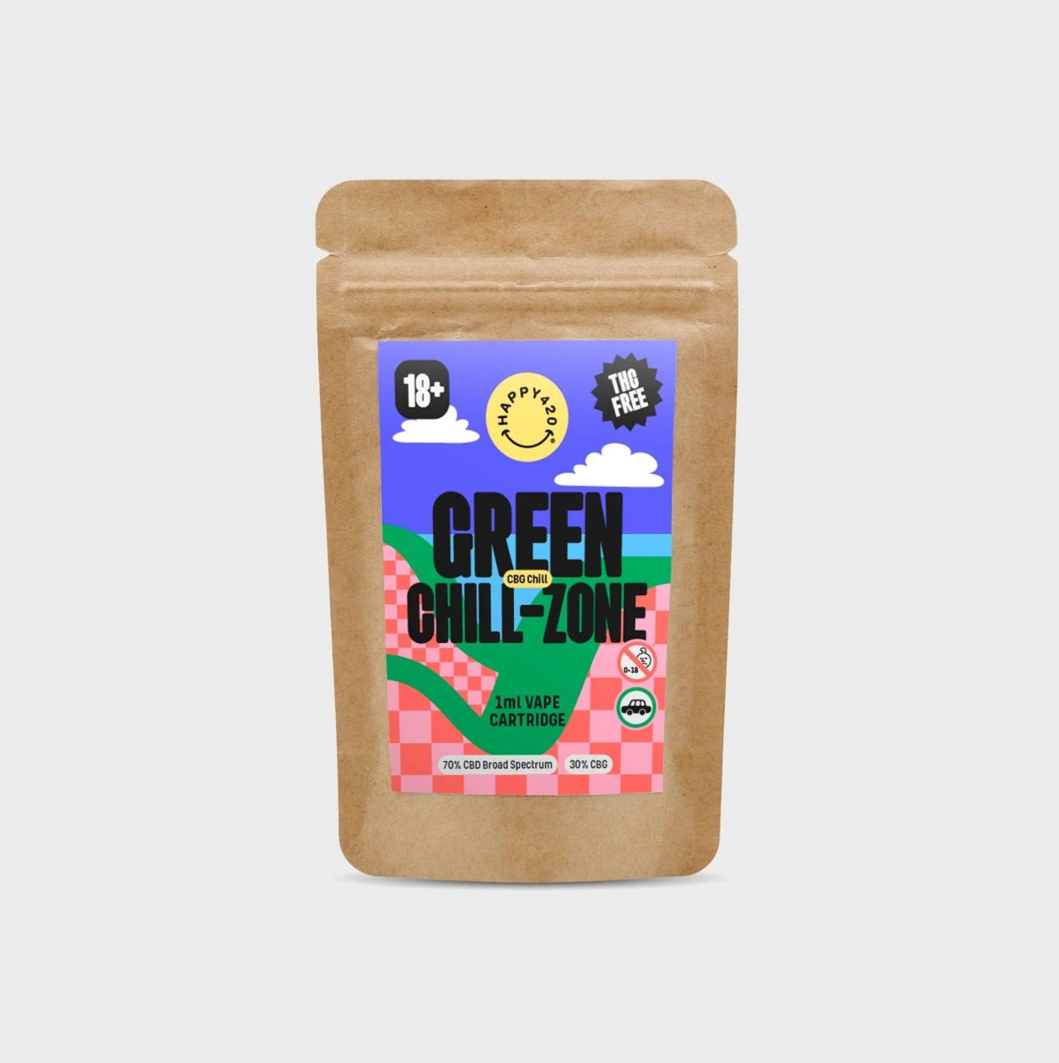 🍀 CBG Green Chill Zone Vapes 1 ml - Hanfify®