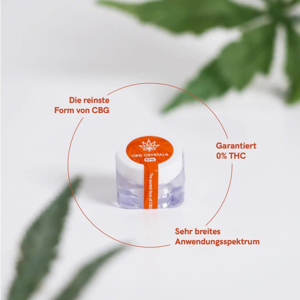 CBG Kristalle (97%) Edibles - Hanfify