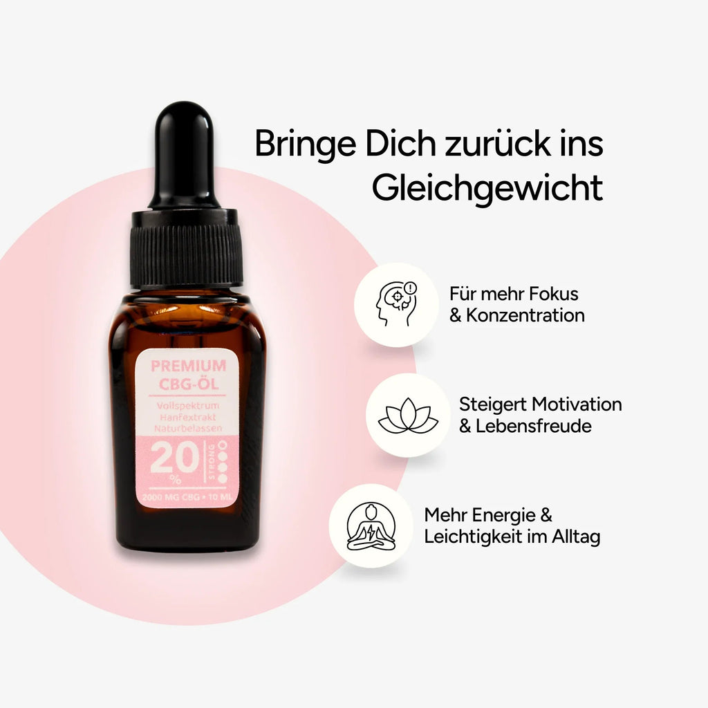 CBG Öl 20% Öl 10ml - Hanfify
