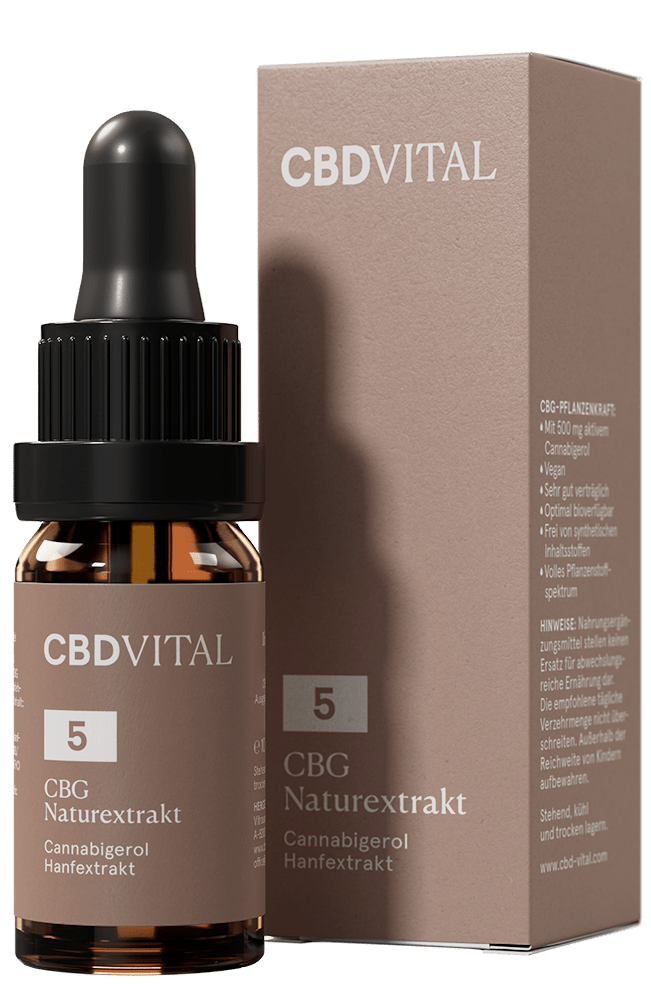 CBG Öl Naturextrakt 5% Öl 10 ml - Hanfify