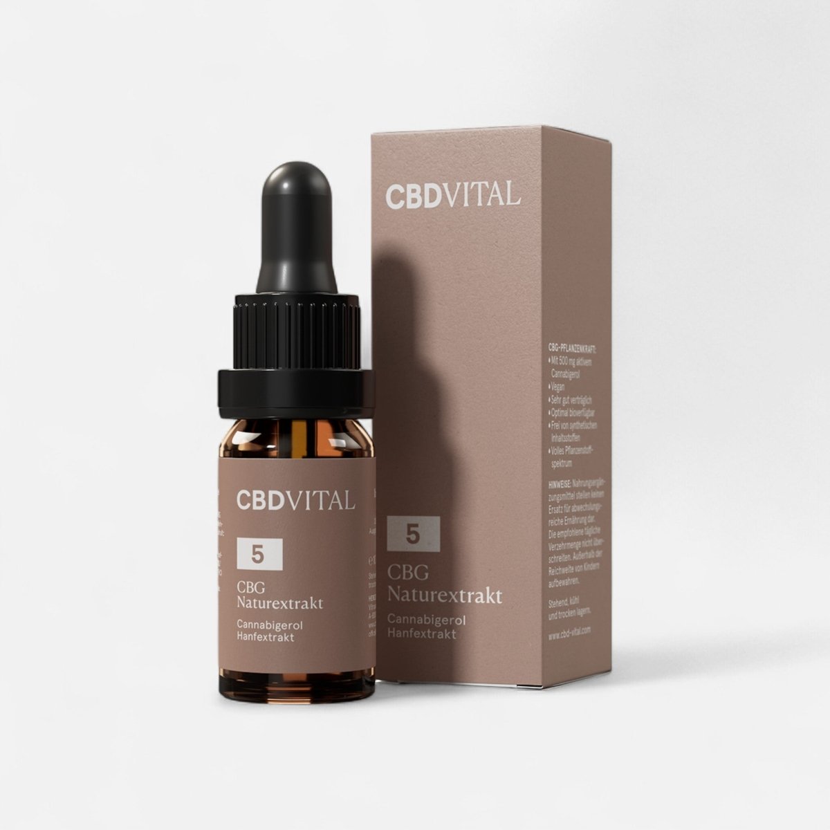 CBG Öl Naturextrakt 5% Öl 10 ml - Hanfify