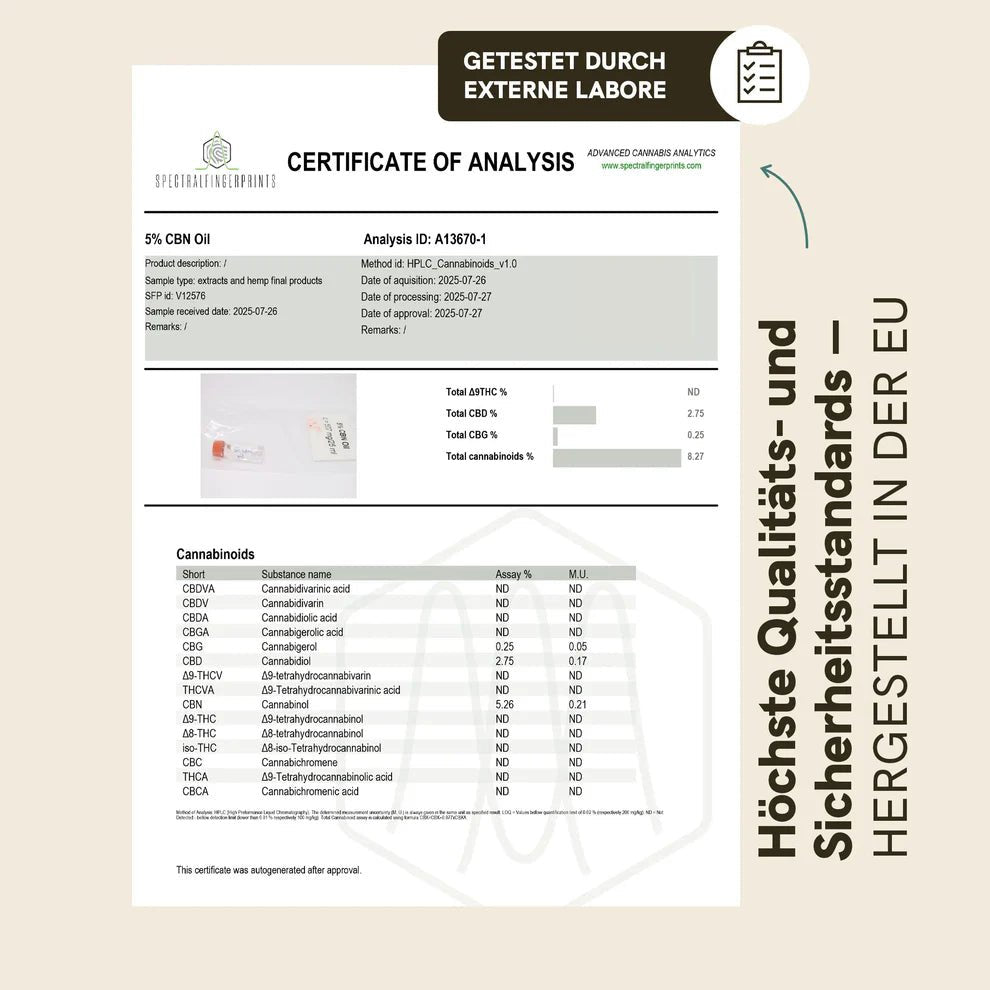 CBN Öl (5%) Öl - Hanfify