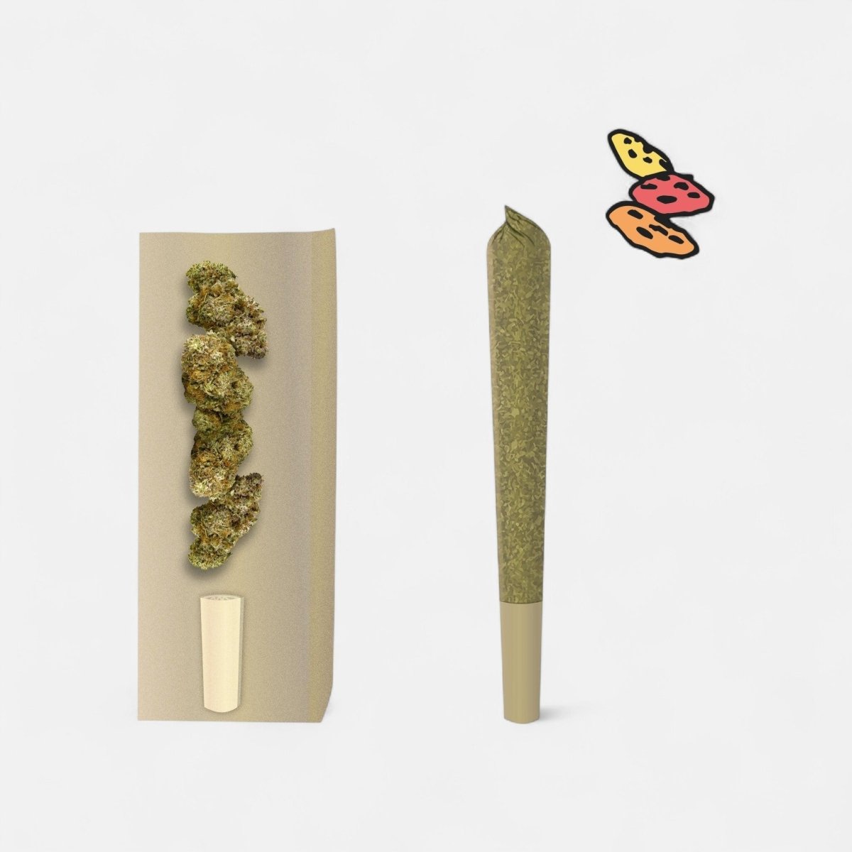 🍪 Cookies Prerolls - POWER LVL: 4/5 Joints 3er Pack - Hanfify