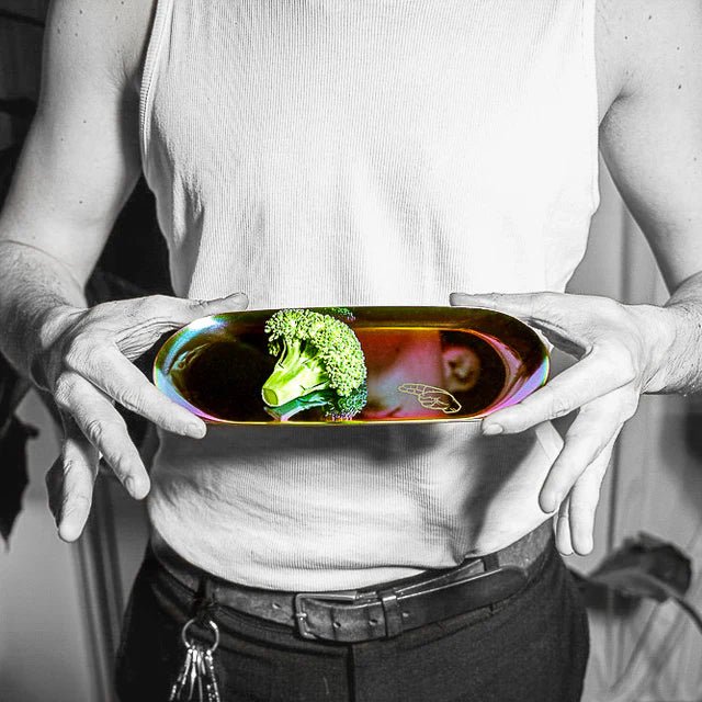 Edelstahl Tray Rainbow Headshop - Hanfify