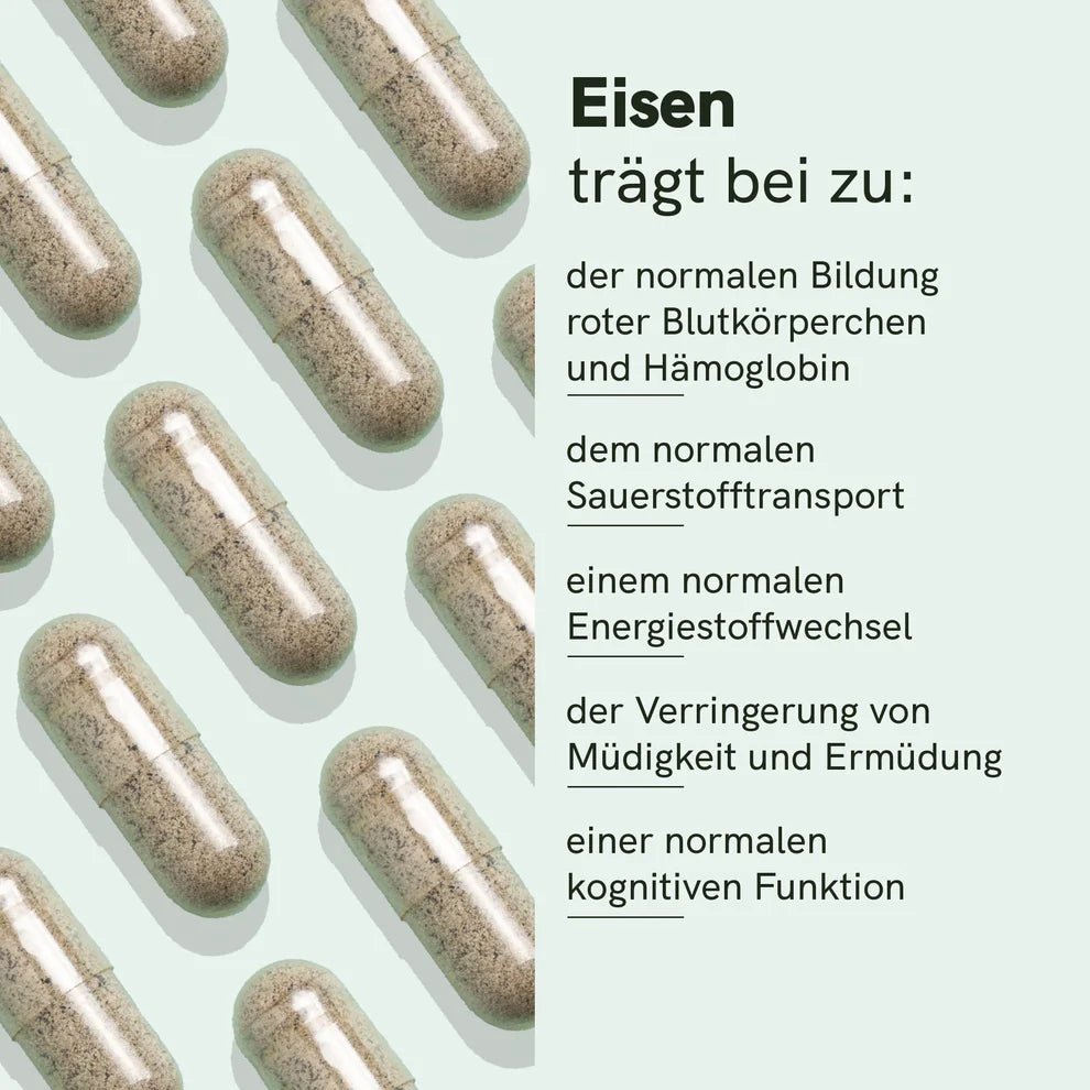 Eisen & Vitamin C Kapseln Supplements - Hanfify