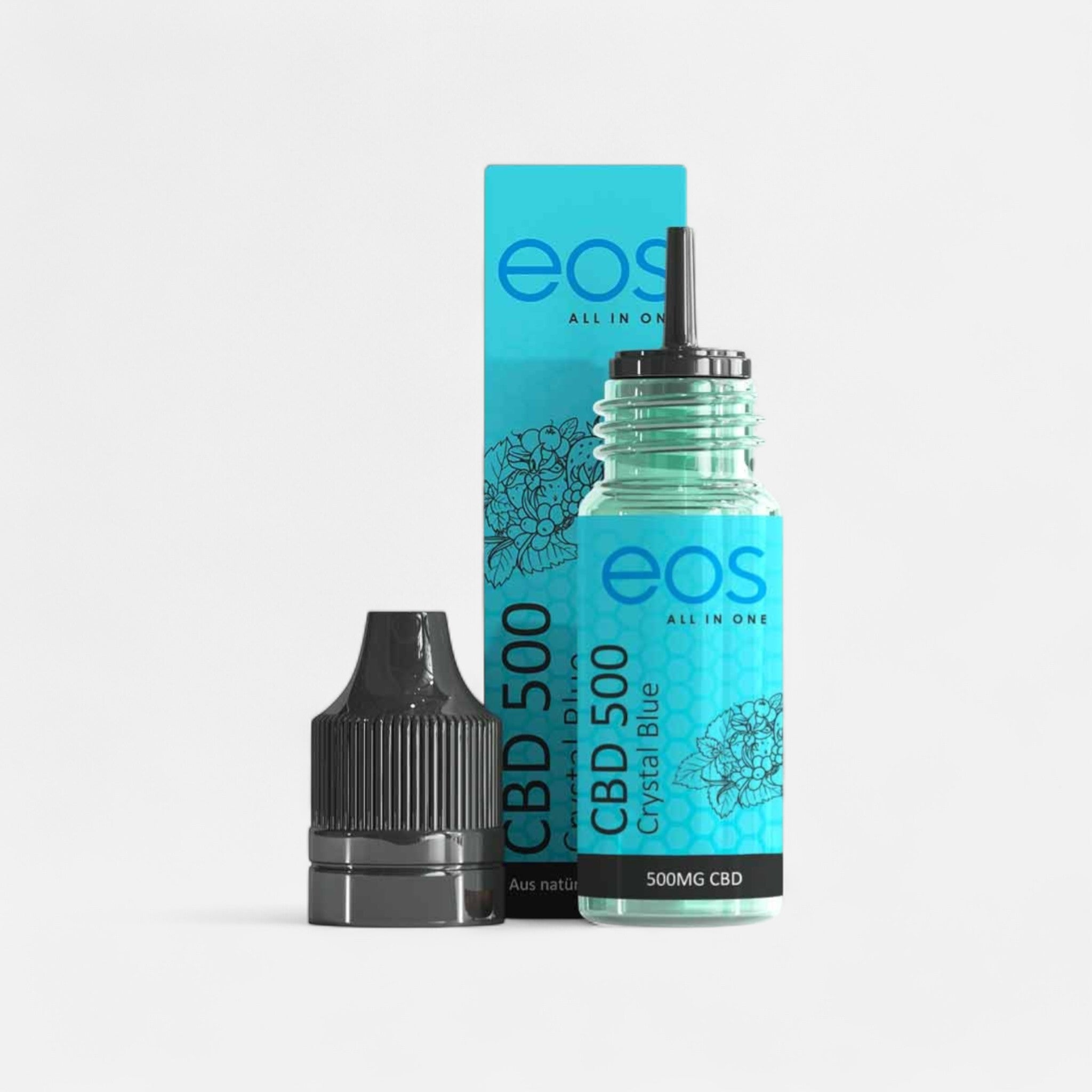 eos Crystal Blue CBD E - Liquid 5% Vapes 10ml - Hanfify