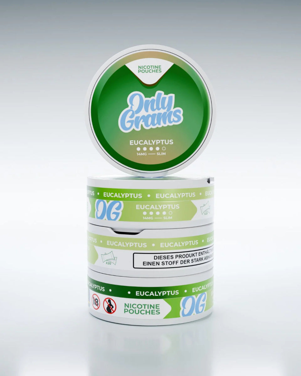 Eucalyptus Nicotine Pouches – 14 mg Smartshop - Hanfify