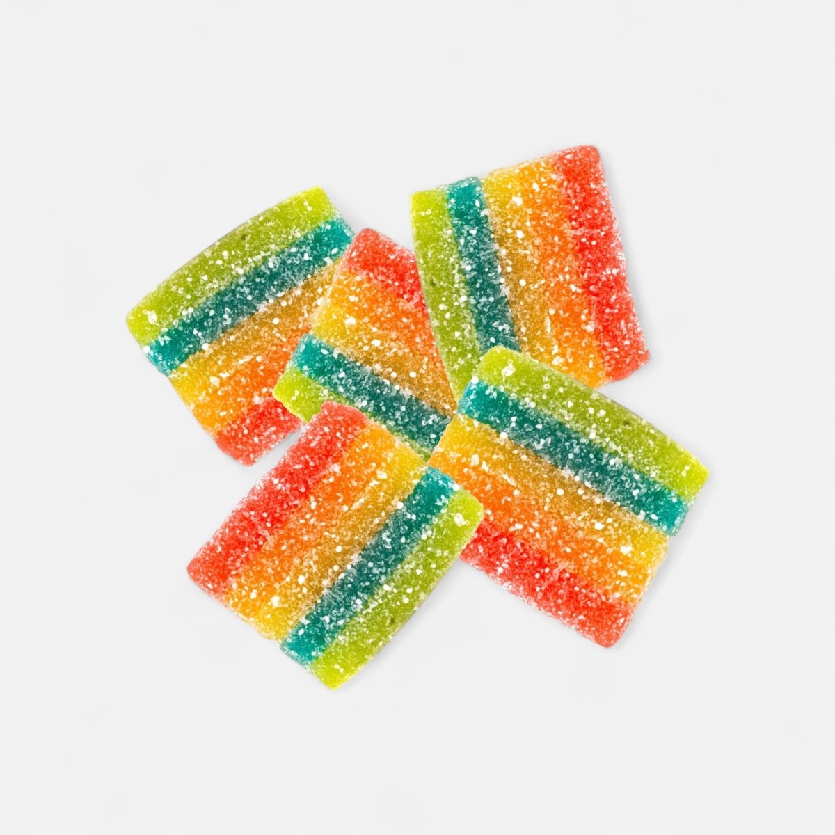 🤯 Extreme Weed Rainbow Knallgummies Edibles 8 Stück - Hanfify