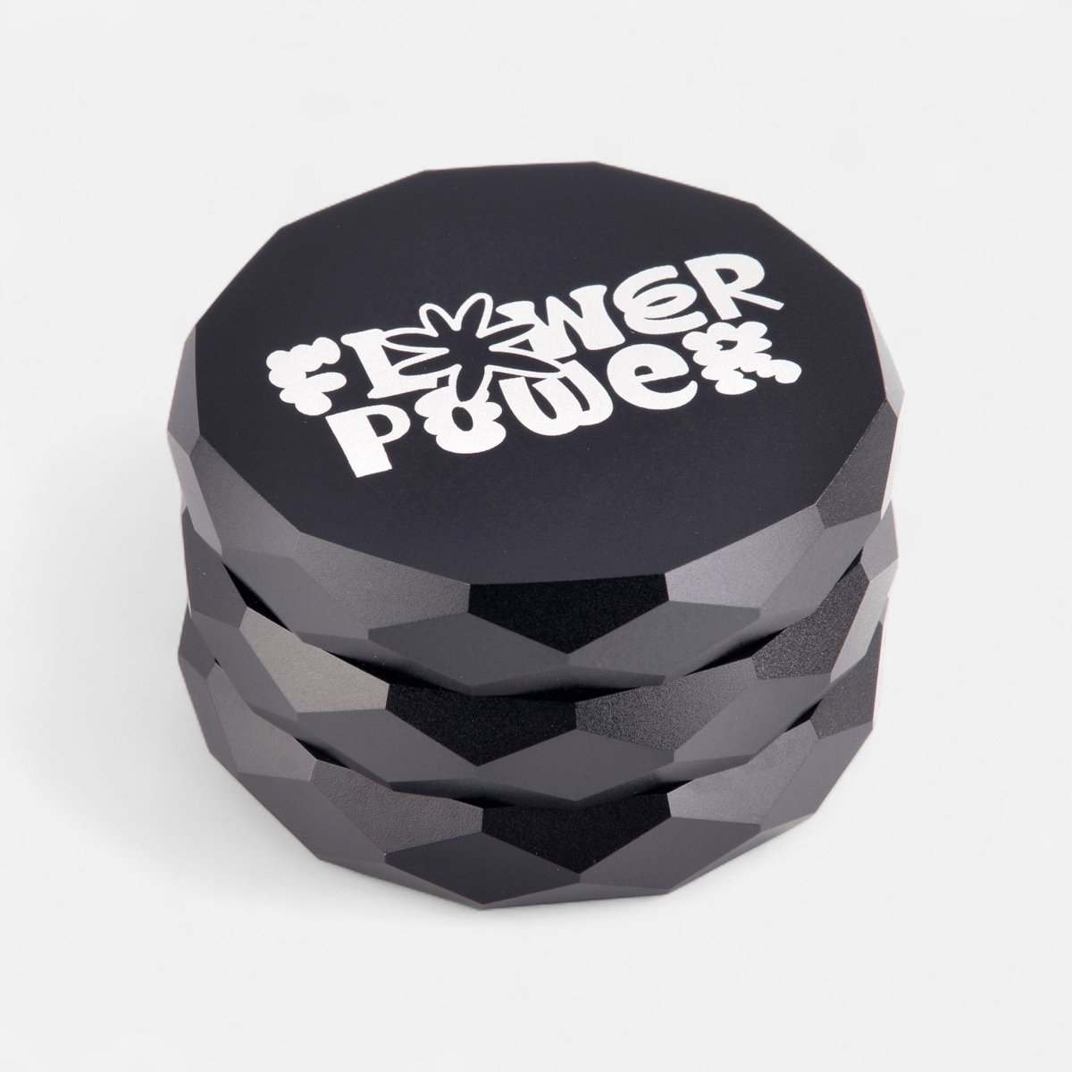 💎Flower Power Diamond Grinder Headshop Black - Hanfify