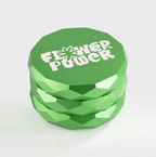 Flower Power Diamond Grinder Headshop Green - Hanfify®