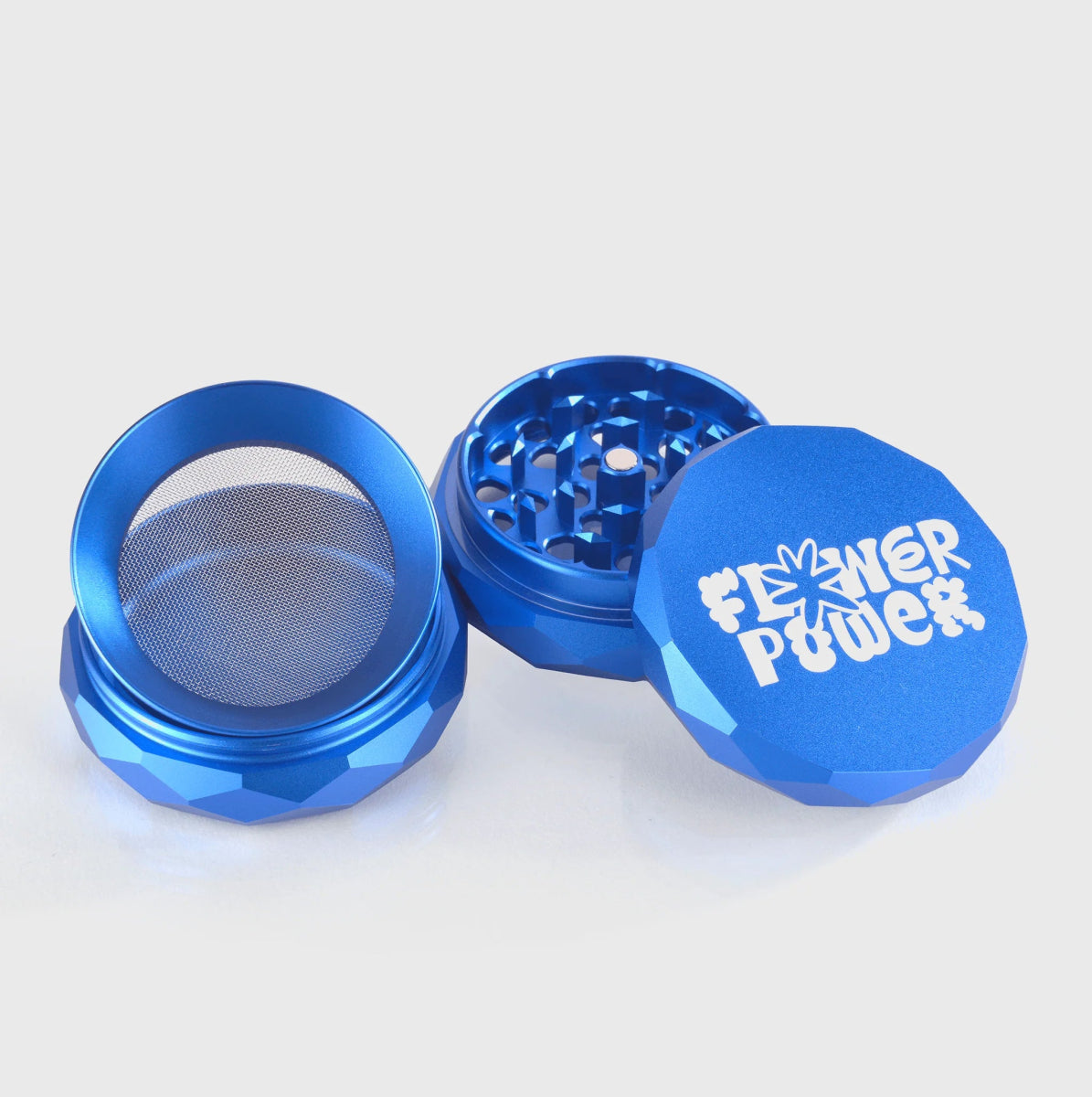 Flower Power Diamond Grinder Headshop Green - Hanfify®