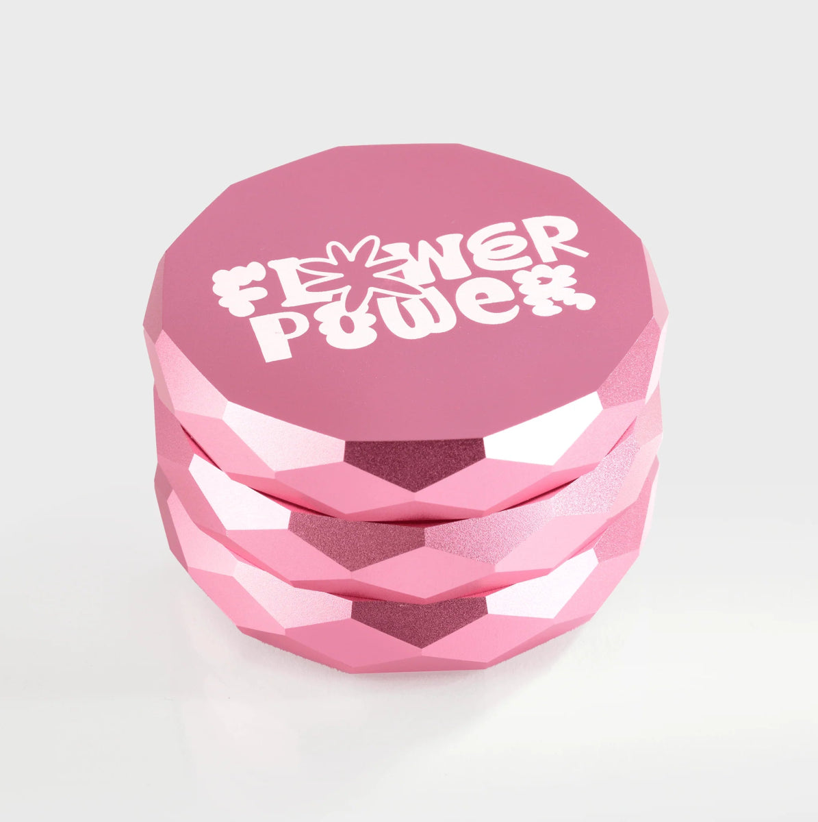 Flower Power Diamond Grinder Headshop Pink - Hanfify®