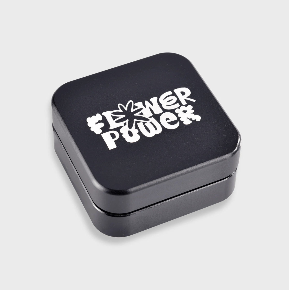 Flower Power Quattro Grinder Headshop Black - Hanfify®