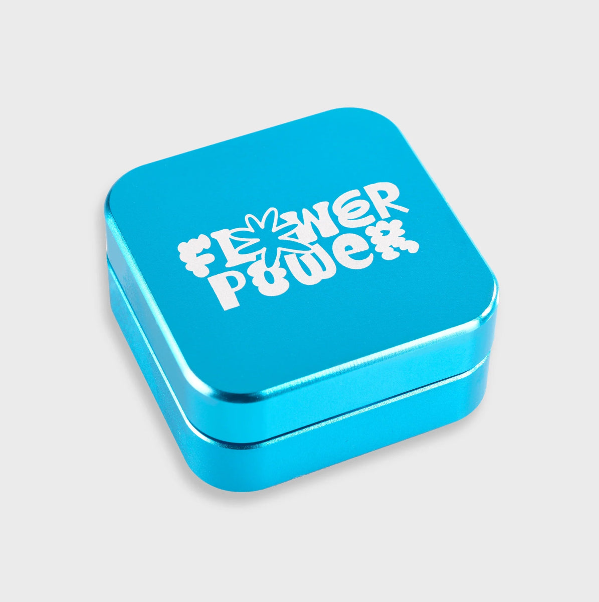 Flower Power Quattro Grinder Headshop Blue - Hanfify®