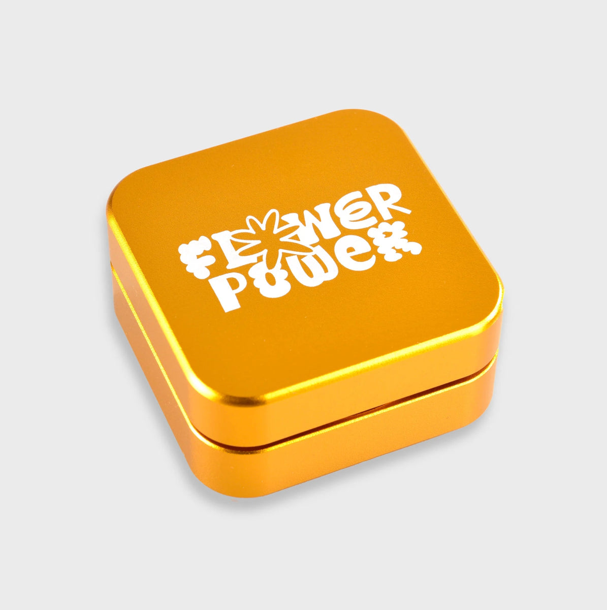 Flower Power Quattro Grinder Headshop Gold - Hanfify®