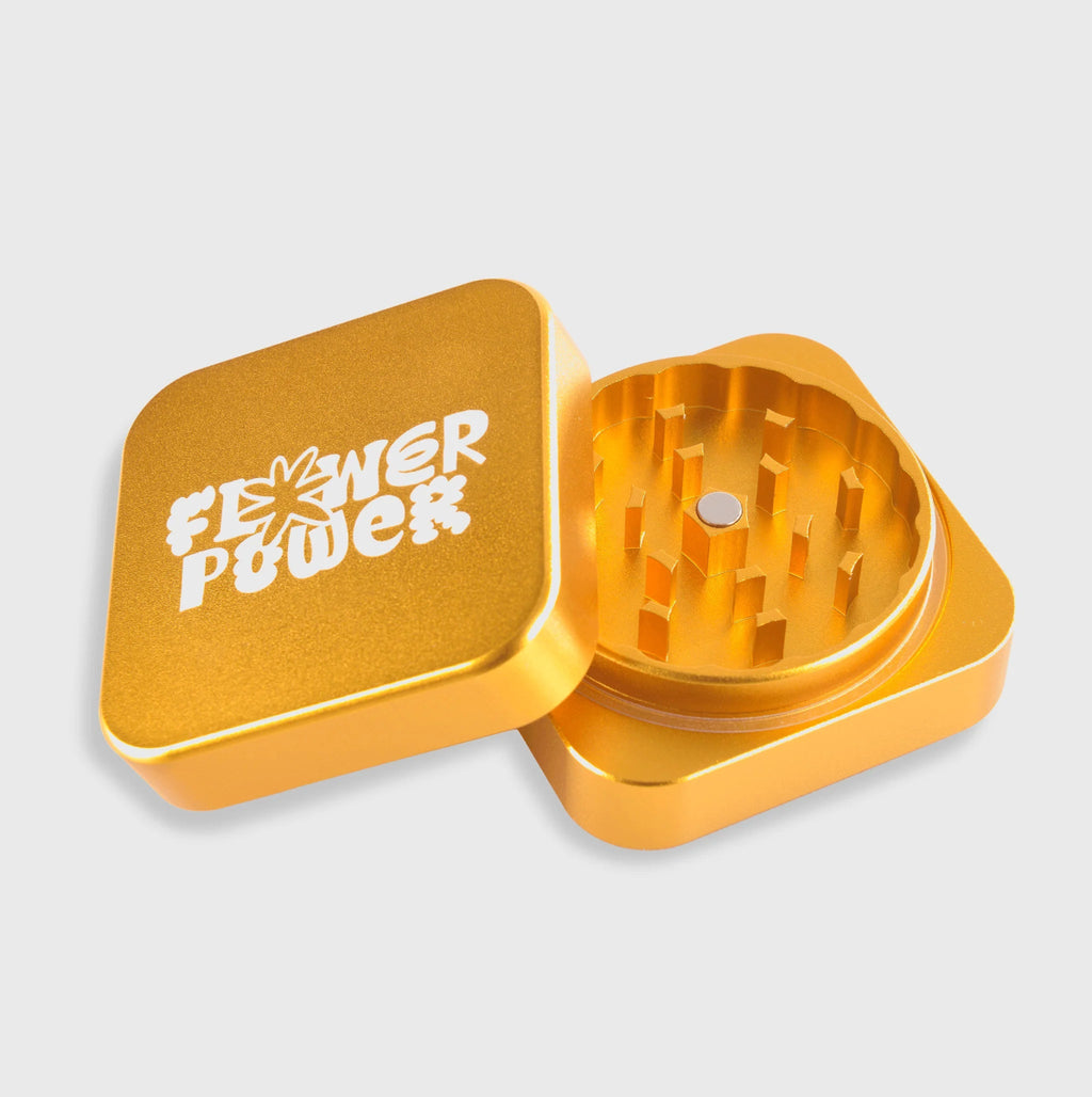 Flower Power Quattro Grinder Headshop Pink - Hanfify®