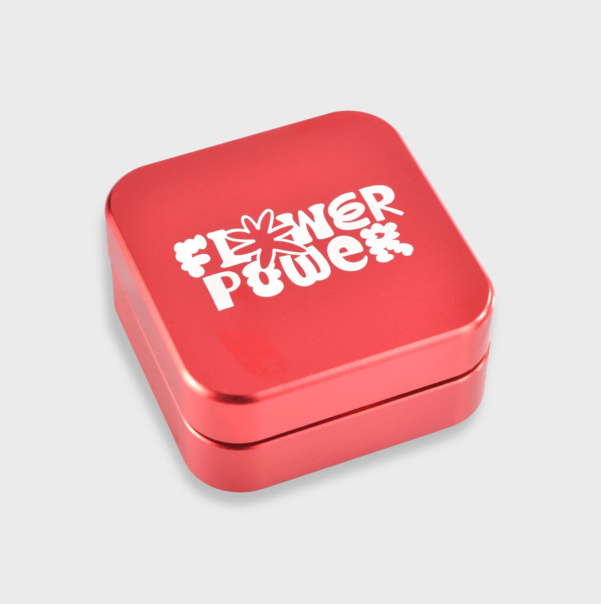 Flower Power Quattro Grinder Headshop Red - Hanfify®
