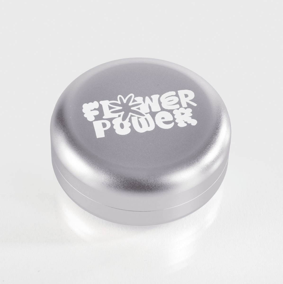 Flower Power Stashbox Headshop Silver - Hanfify®