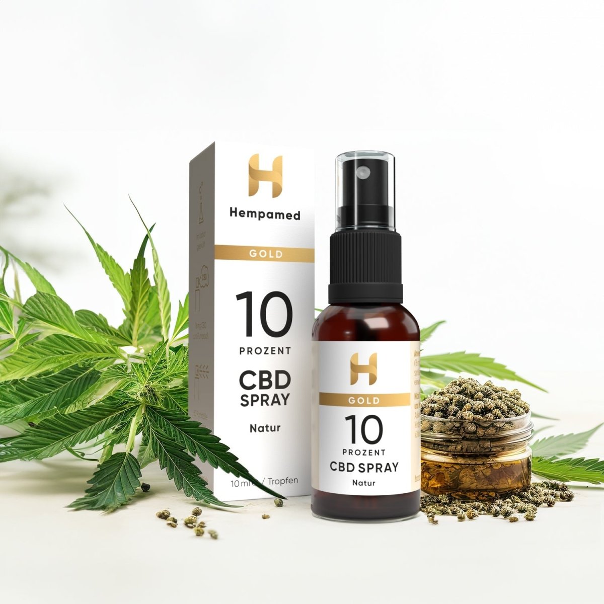 Gold CBD Mundspray 10 % Öl - Hanfify®