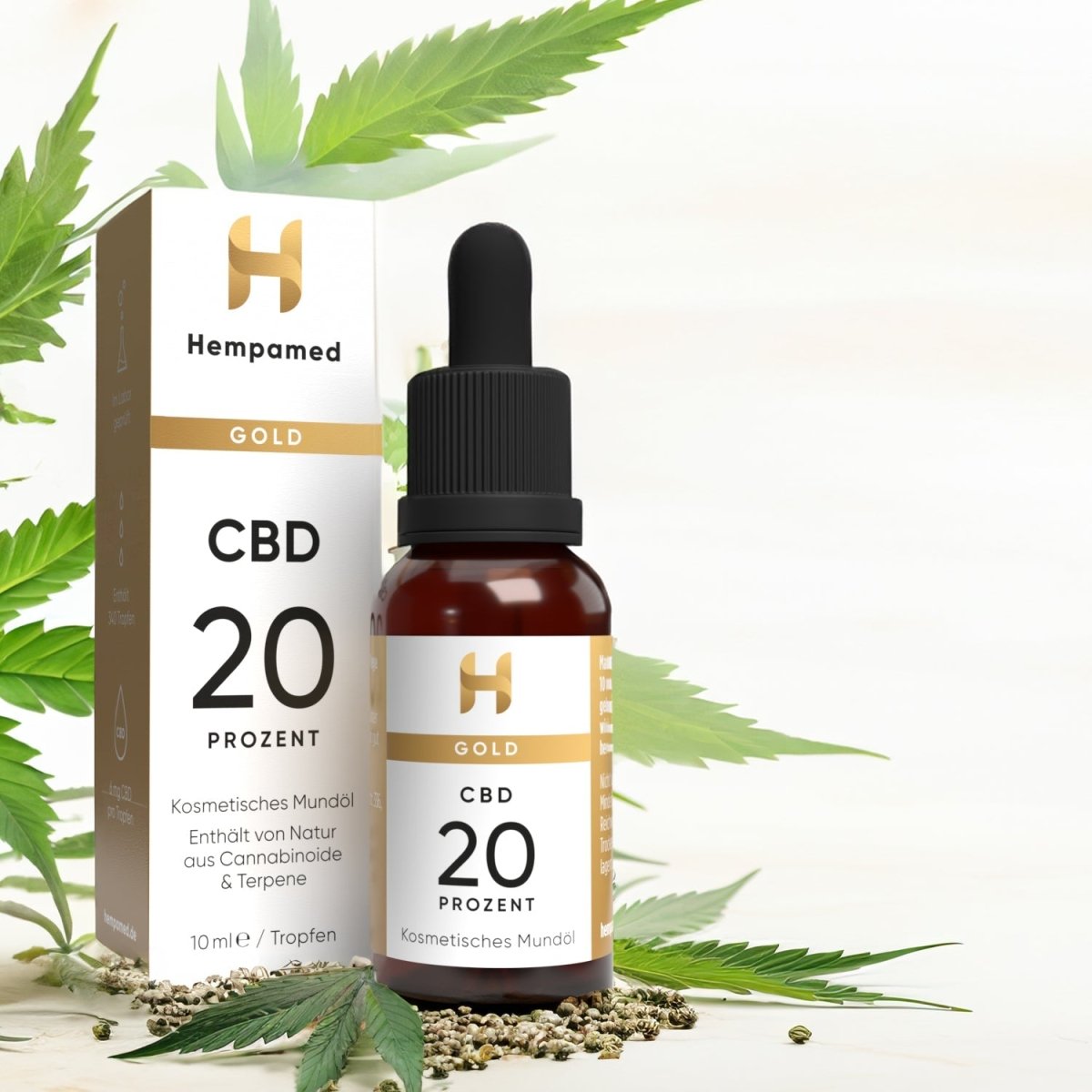 Gold CBD Öl 20 % Öl - Hanfify®