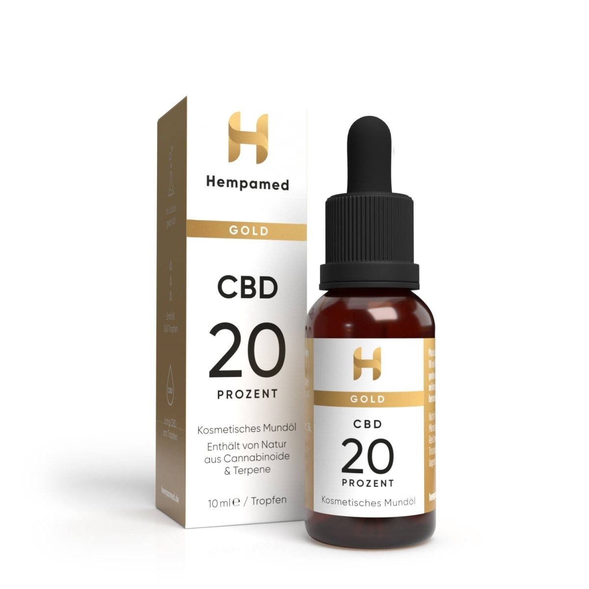 Gold CBD Öl 20 % Öl - Hanfify®