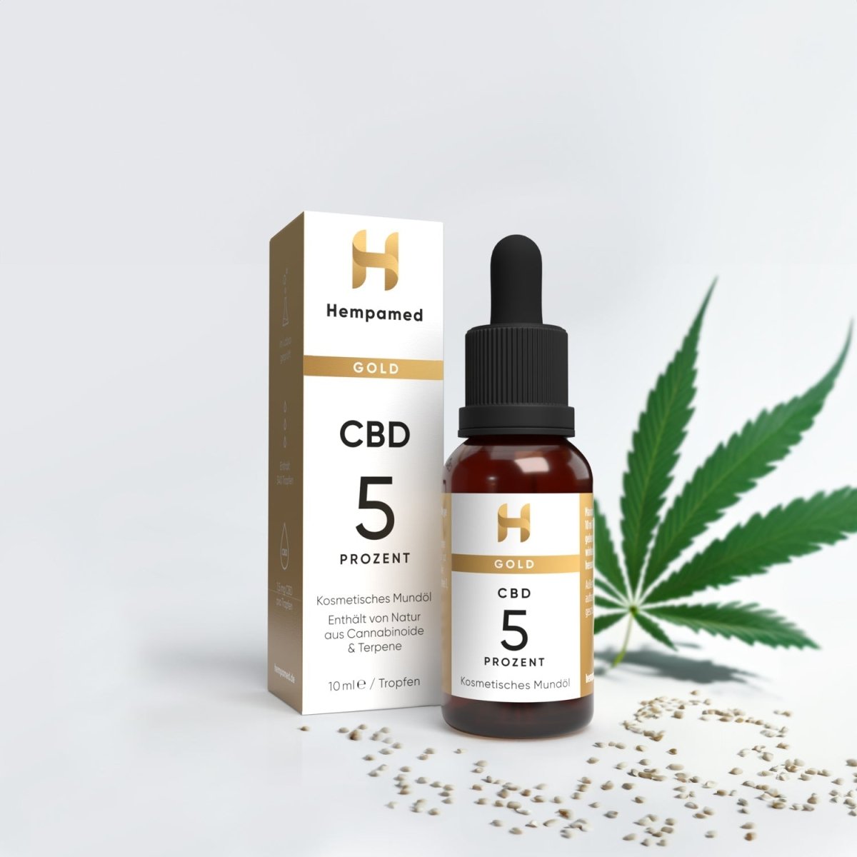 Gold CBD Öl 5 % Öl - Hanfify®