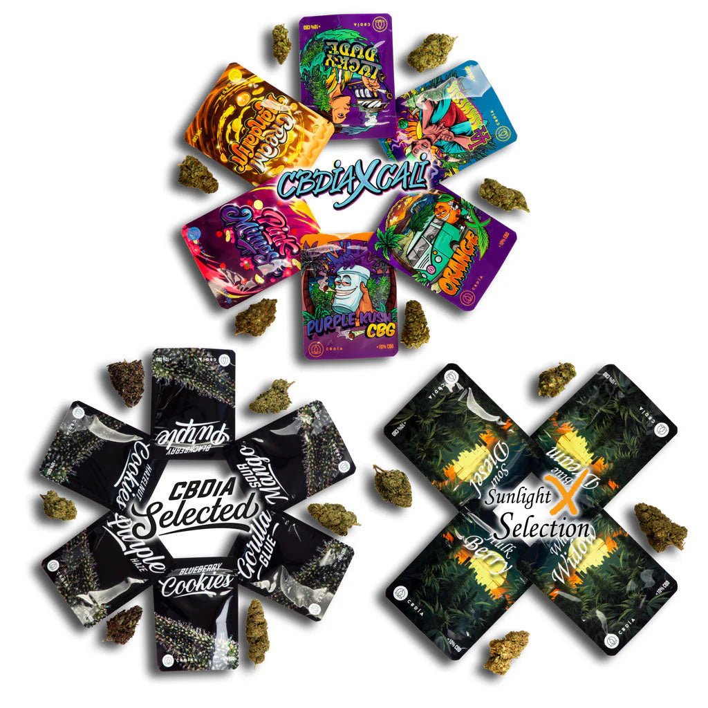 Großes Blüten Probierpaket Blüten 40g - Hanfify