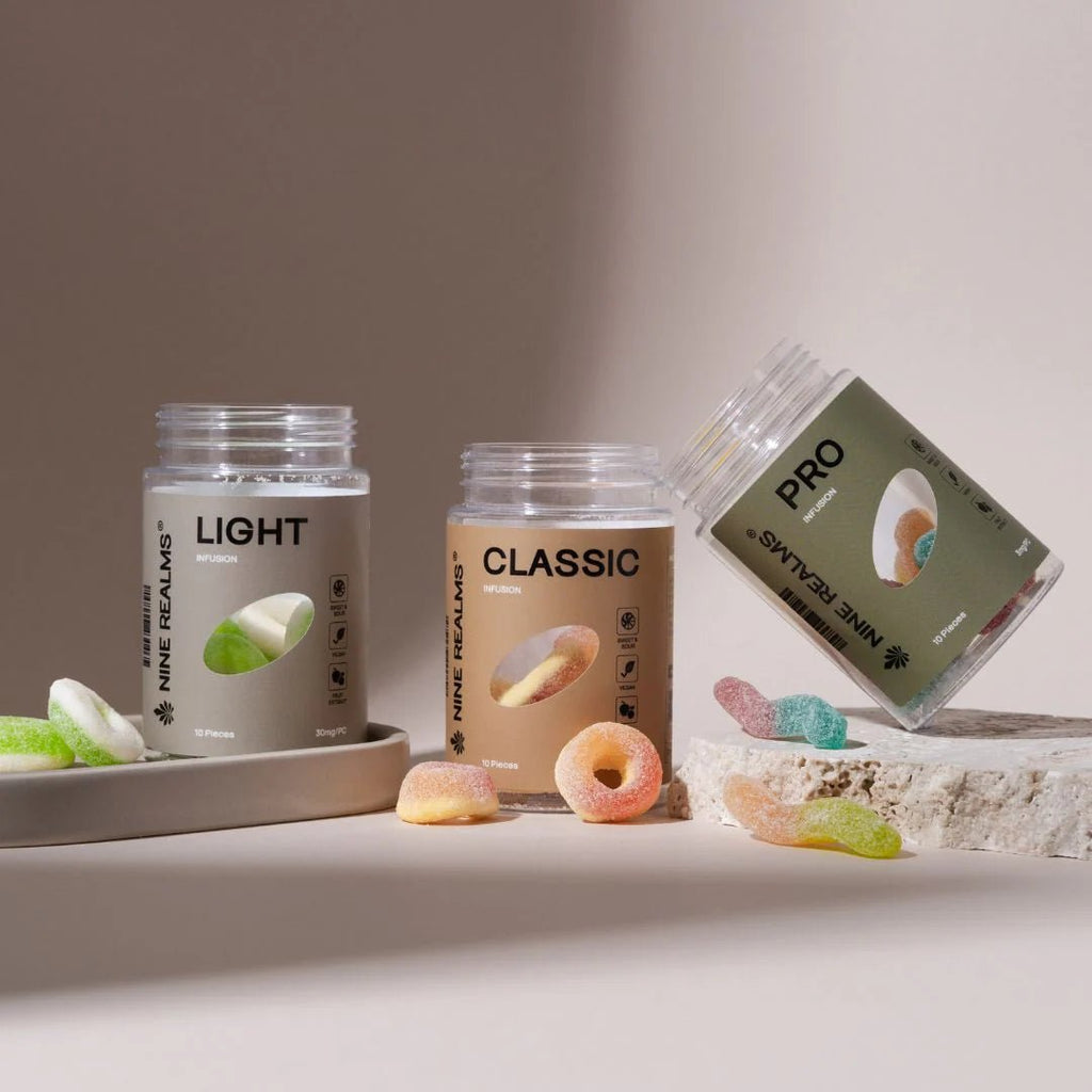 GUMMIS Bündel - LIGHT, CLASSIC & PRO Gummis Edibles - Hanfify