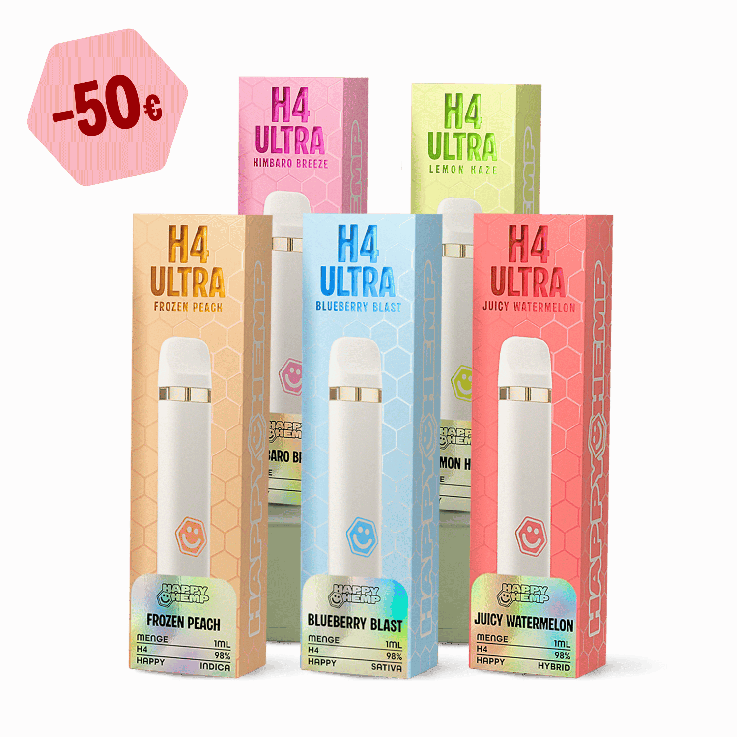 H4 Ultra Vape - Bundle Mix Vapes - Hanfify