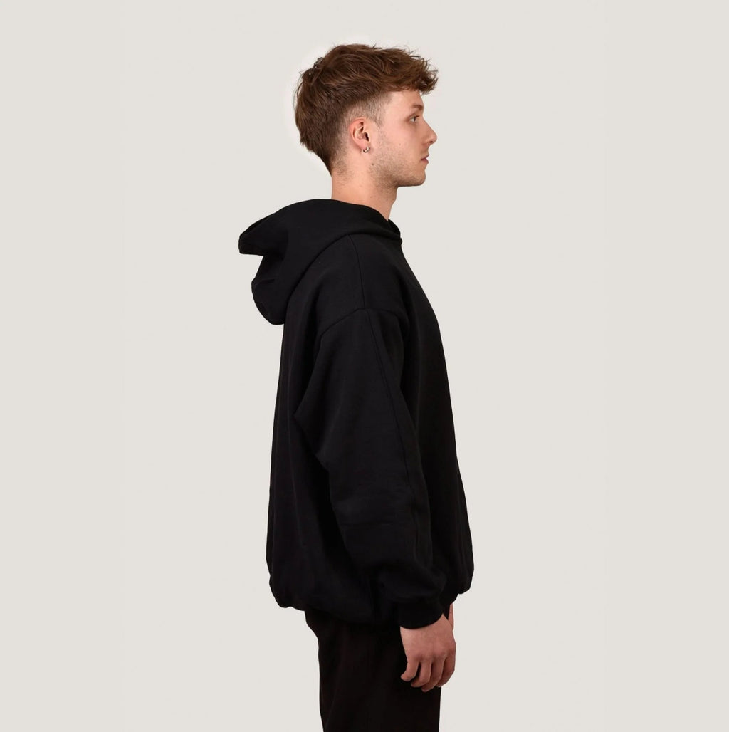 HAPPY 420 - Black Oversize Hoodie Merch S - Hanfify