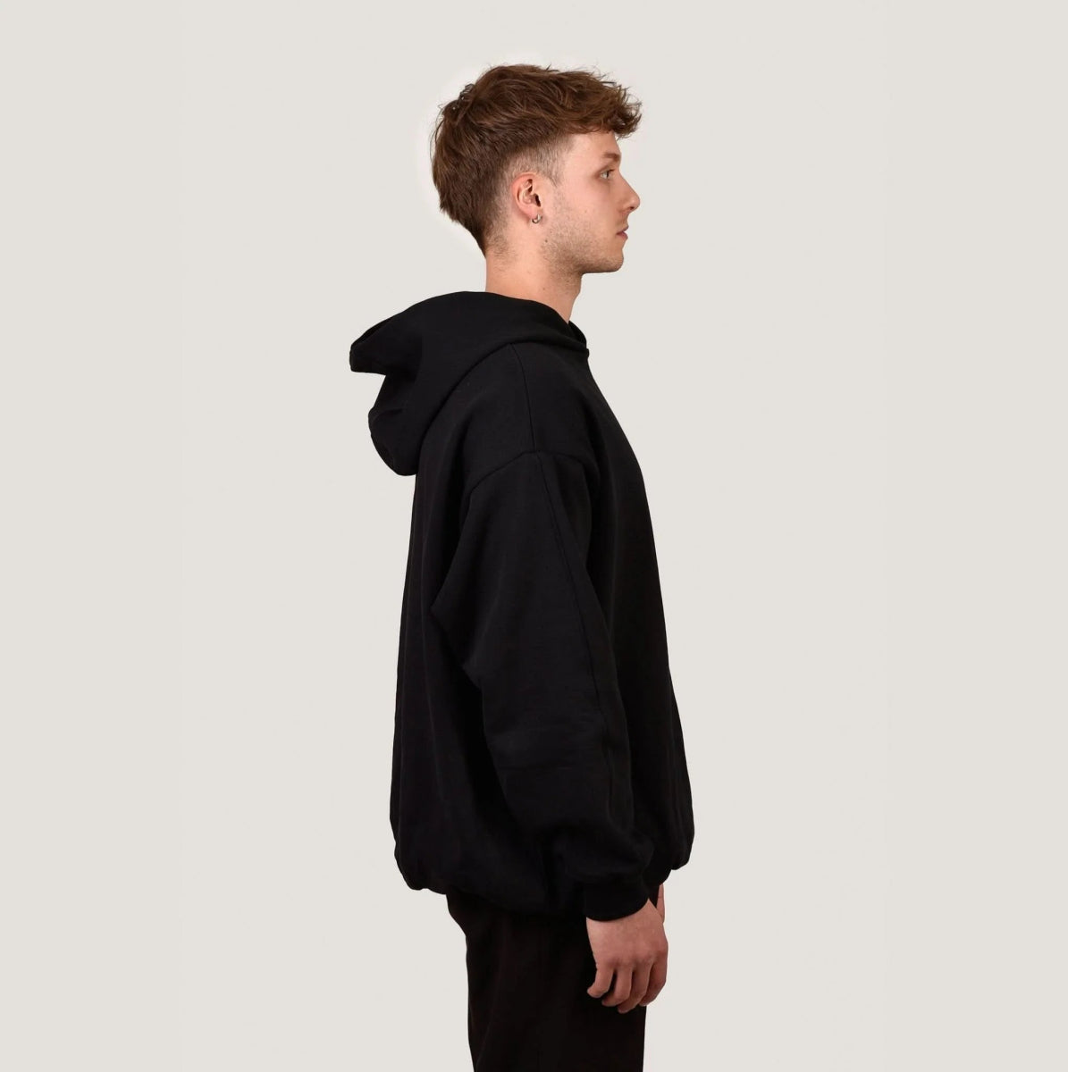 HAPPY 420 - Black Oversize Hoodie Merch S - Hanfify