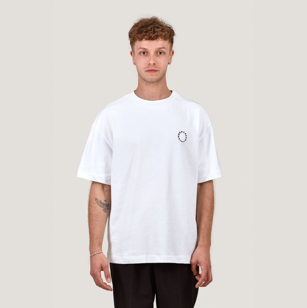 HAPPY 420 T - WHITE oversize Merch XXL - Hanfify