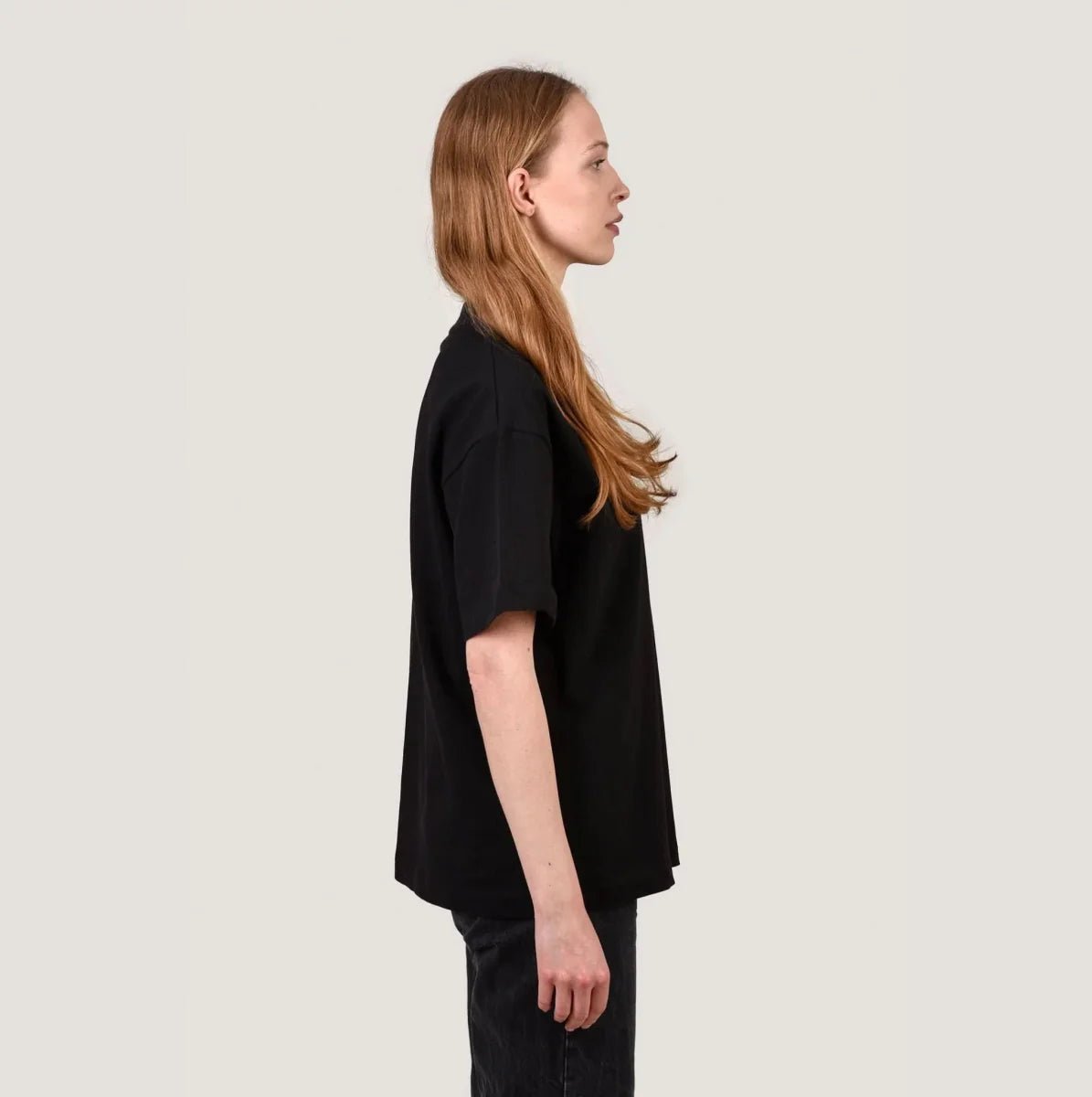 HAPPY CLUB T – Black oversize - Merch - Hanfify®