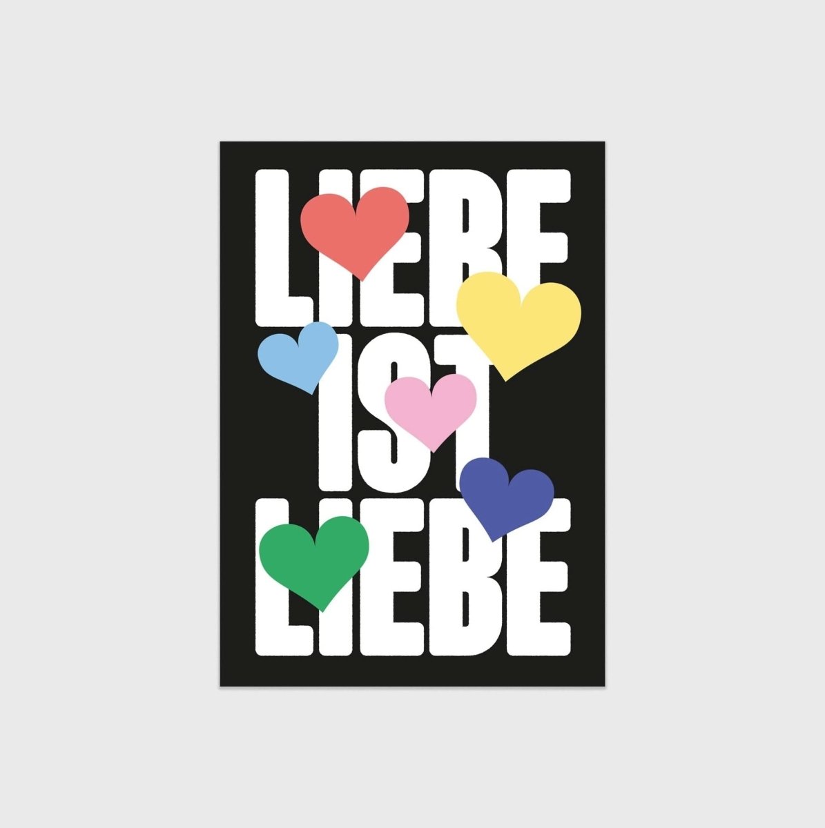 Happy420 - Artwork Poster Merch Liebe ist Liebe - Hanfify