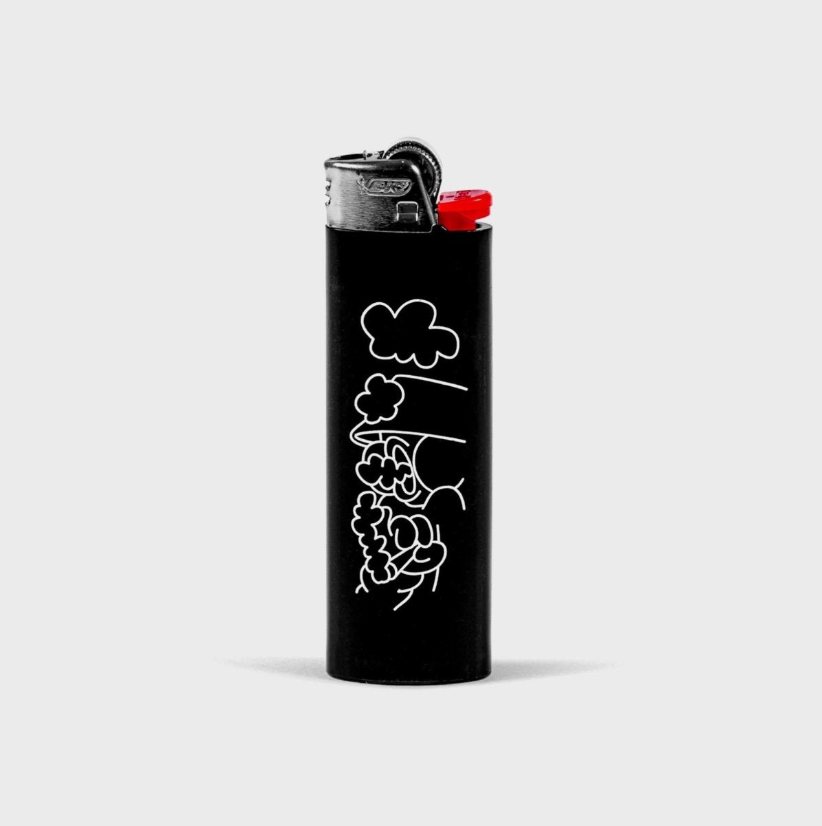 Happy420 BIC Feuerzeug - groß Merch Clouds - Hanfify