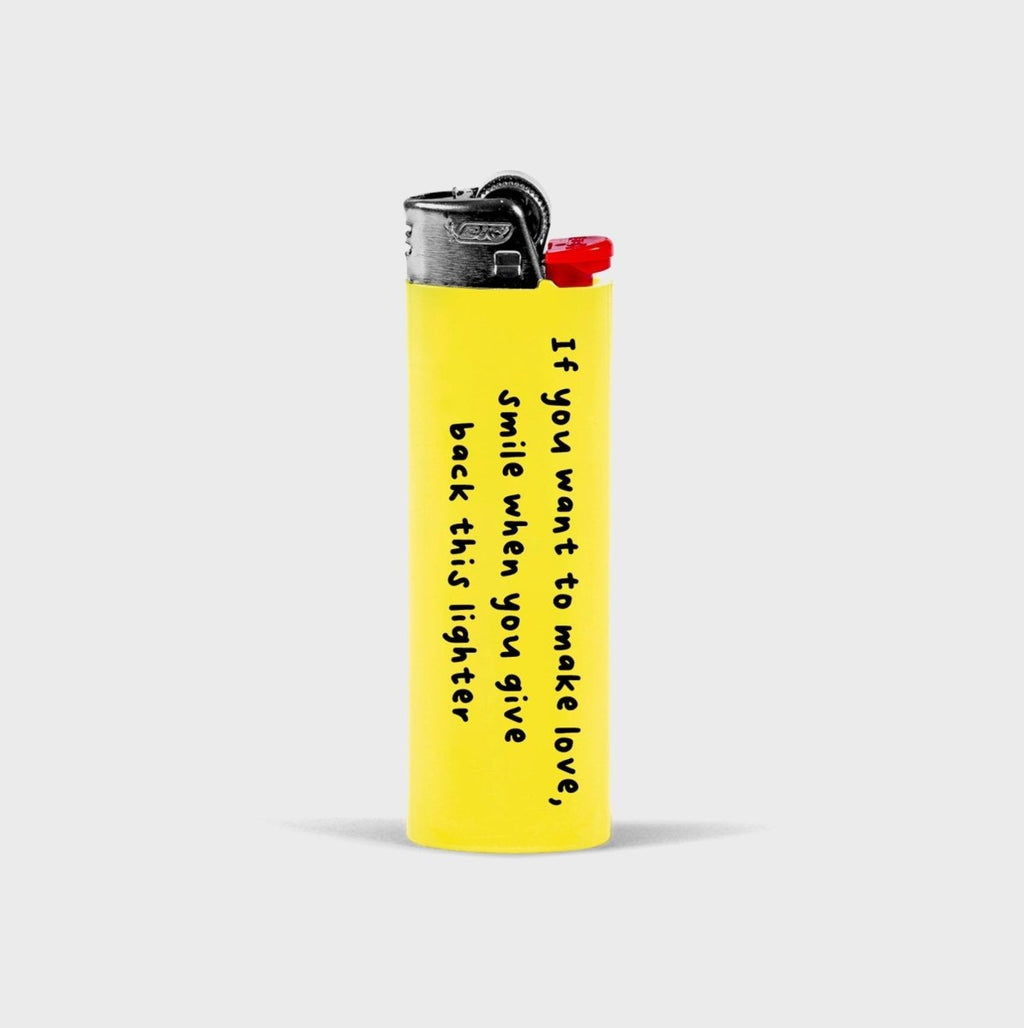 Happy420 BIC Feuerzeug - groß Headshop Make Love - Hanfify®