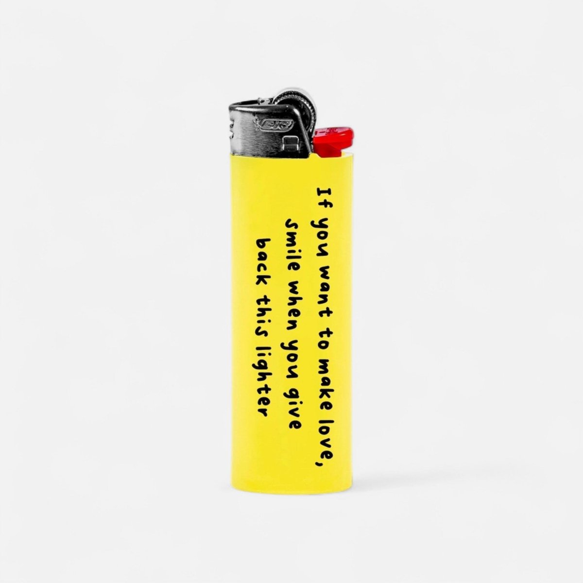 Happy420 BIC Feuerzeug - groß - Merch - Hanfify®