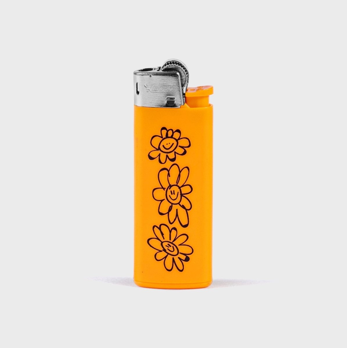 Happy420 BIC Feuerzeug - klein Headshop Flowers - Hanfify®