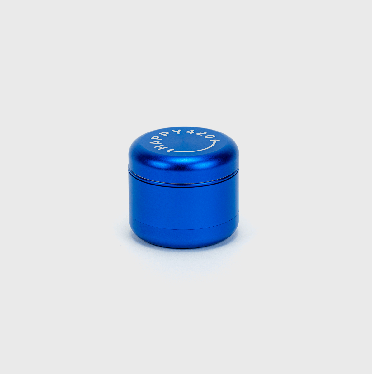 Happy420 Deluxe Quartet Grinder Headshop Blue - Hanfify®