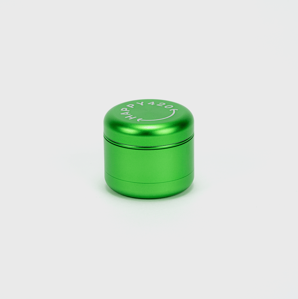 Happy420 Deluxe Quartet Grinder Headshop Green - Hanfify®
