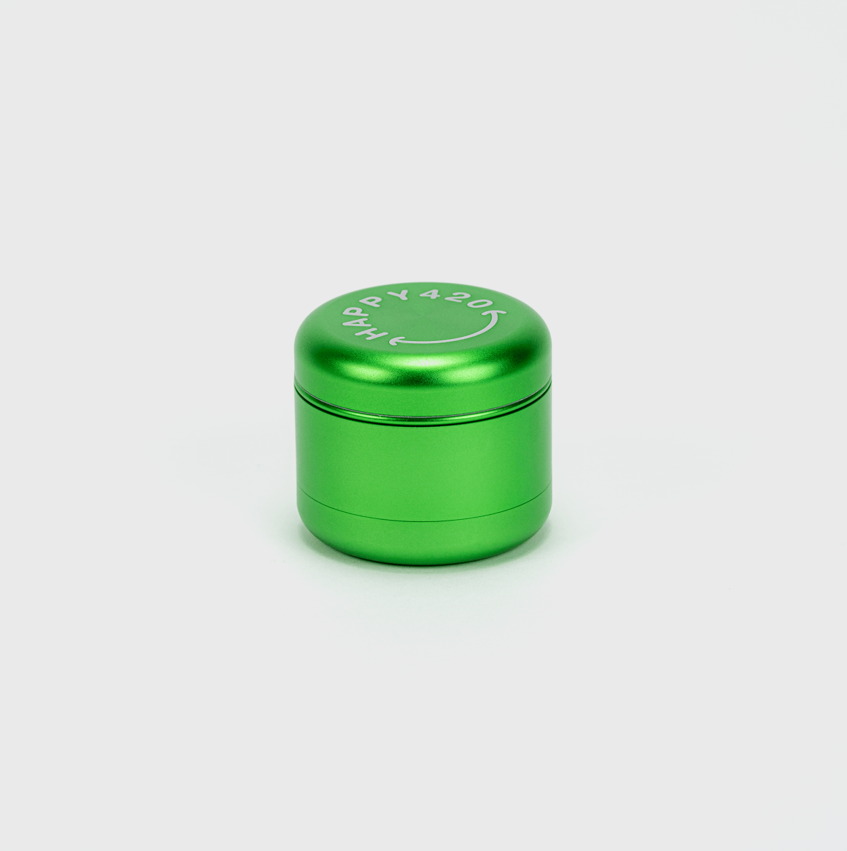 Happy420 Deluxe Quartet Grinder Headshop Green - Hanfify®