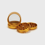 Happy420 Deluxe Quartet Grinder Headshop Red - Hanfify