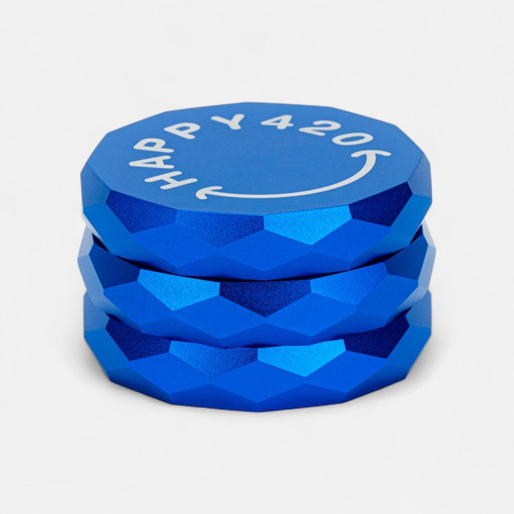 Happy420 Diamond Grinder Headshop Green - Hanfify