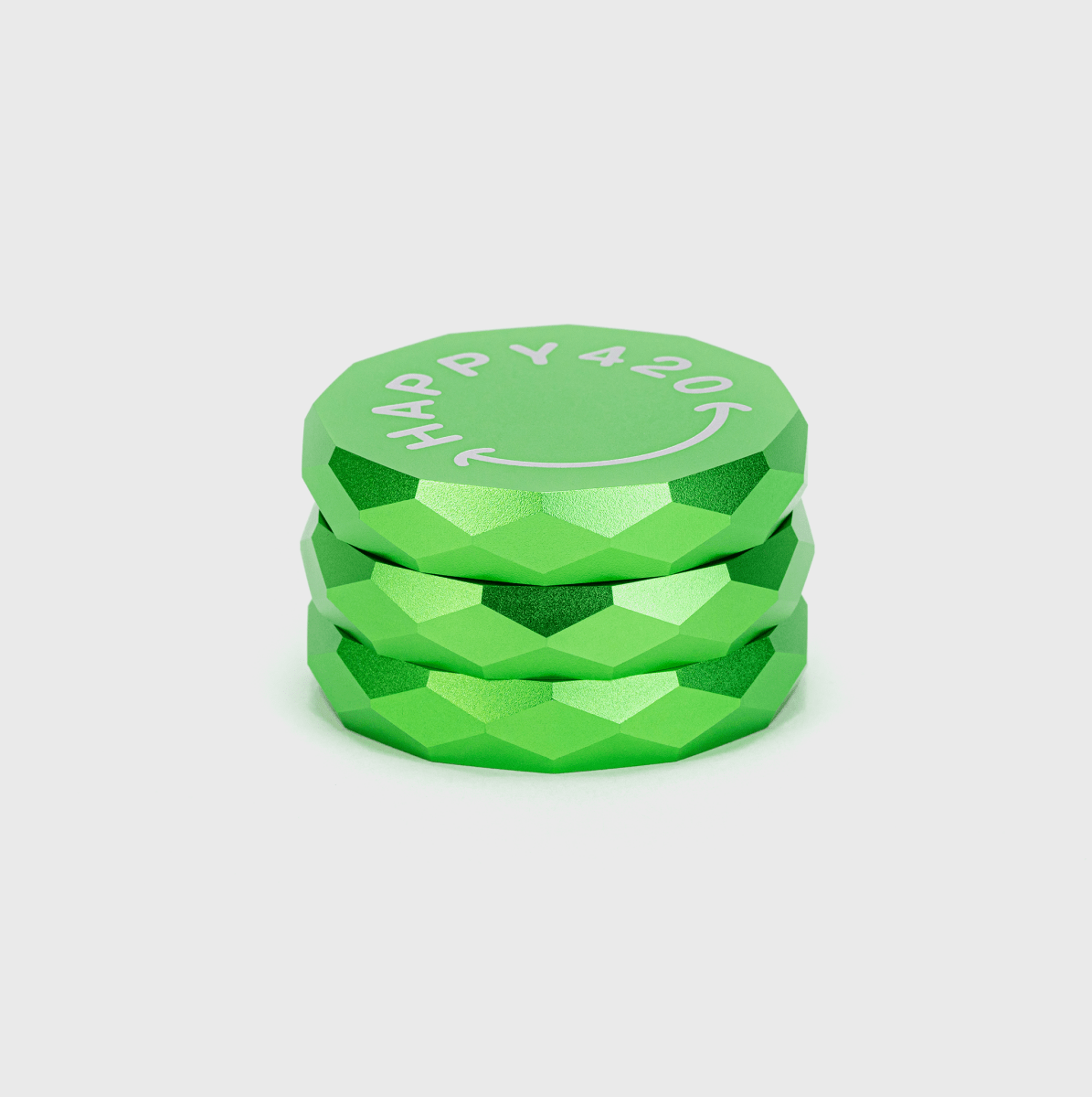 Happy420 Diamond Grinder Headshop Green - Hanfify®
