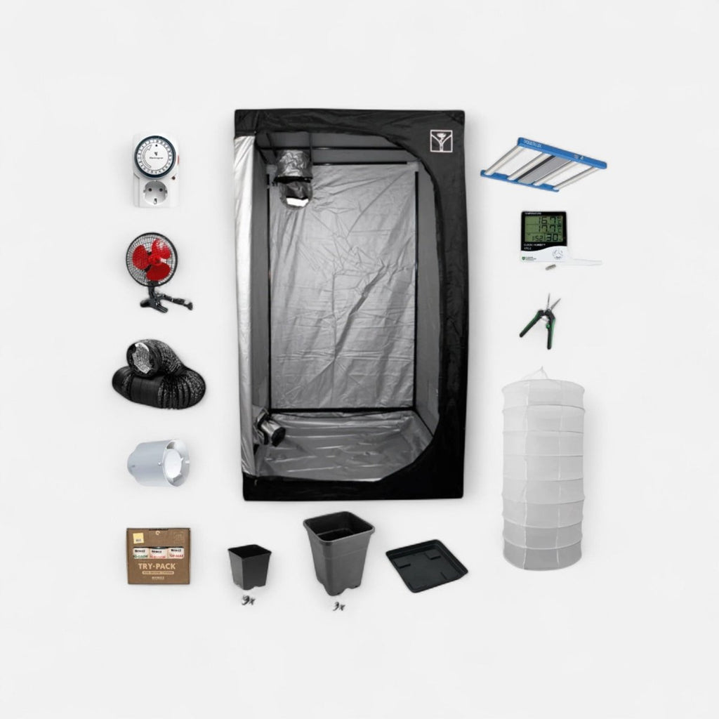 Happy420 Growbox Komplettset Growshop L Premium: 60x60x140cm - Hanfify