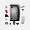 Happy420 Growbox Komplettset Growshop L Premium: 60x60x140cm - Hanfify