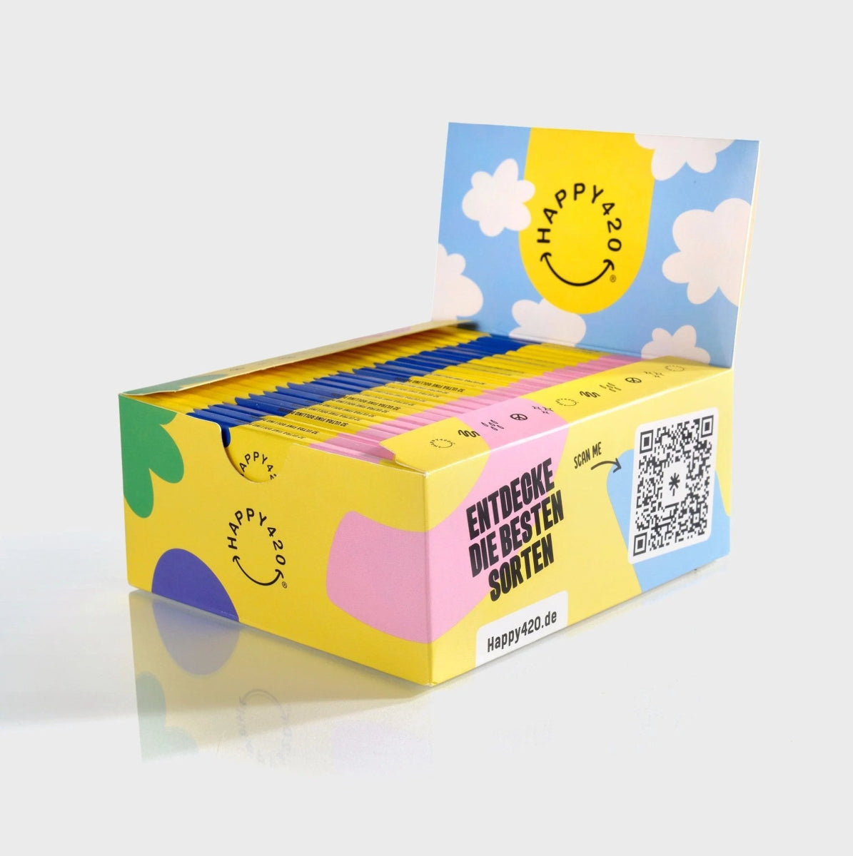 Happy420 Longpapes 32 Blättchen Headshop 1x Happy420 Longpapes 32 Blättchen - Hanfify®
